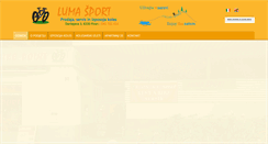 Desktop Screenshot of lumasport.com
