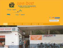 Tablet Screenshot of lumasport.com
